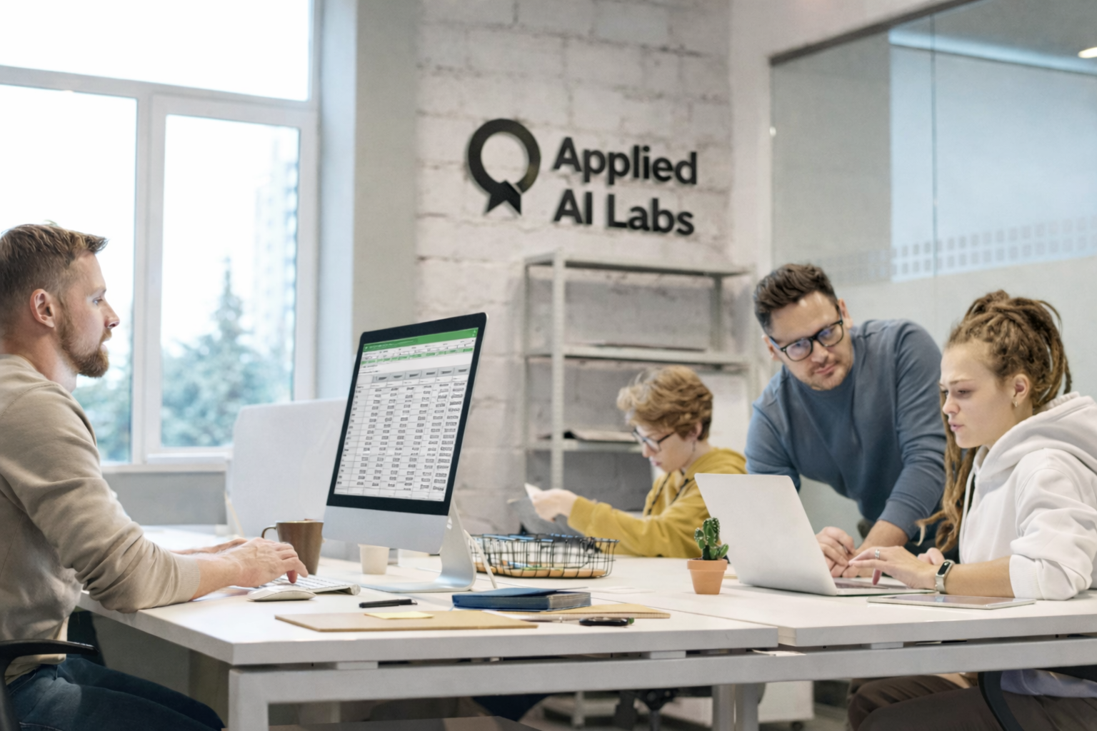 Applied AI Labs team collaborating in office